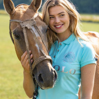 Poloshirt Favouritas EQ HV Polo Wilde Roos Roze Poloshirt Favouritas EQ HV Polo Wilde Roos Roze
