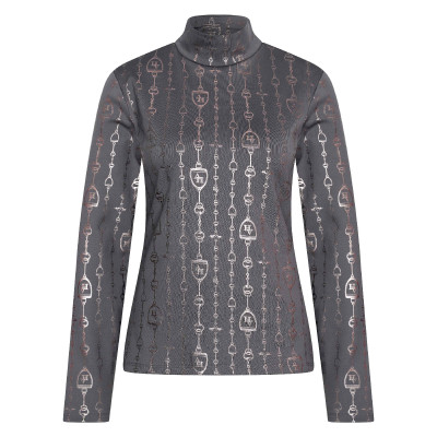 Pull à col roulé HV Polo Jolie Gris zinc