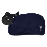 Vierkante uitrijdeken HV Polo Franka Marine Marineblauw