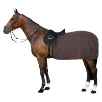 Vierkante uitrijdeken HV Polo Franka Donker Taupe Bruin