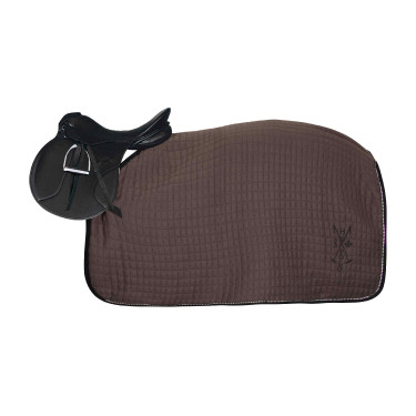 Vierkante uitrijdeken HV Polo Franka Donker Taupe Bruin