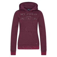 HV Polo Ariel hoodie Zwarte baai Bordeaux