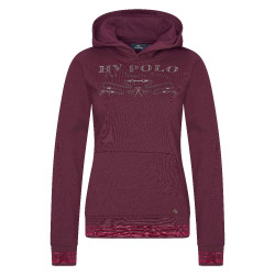 HV Polo Ariel hoodie Zwarte baai Bordeaux