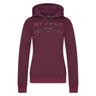 HV Polo Ariel hoodie Zwarte baai Bordeaux