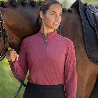 Top Euro-star Valetta lange mouw Meidoornroos Roze