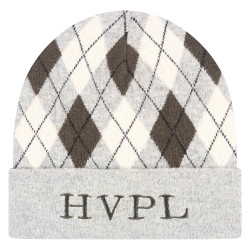 HV Polo Argyle bonnet Gemêleerd grijs