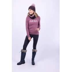 Buisvormige sjaal HV Polo Yara Mauve / mokka