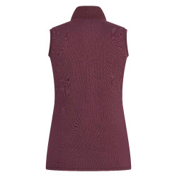 Mouwloos poloshirt HV Polo Classic Zwarte baai Bordeaux