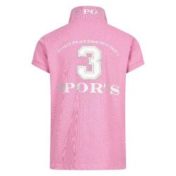 Polo shirt Favouritas kinderen HV Polo Wilde Roos Roze
