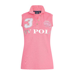 Mouwloos poloshirt Favouritas HV Polo Krachtige roos Roze