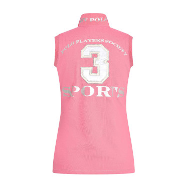 Mouwloos poloshirt Favouritas HV Polo Krachtige roos Roze