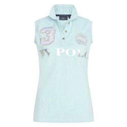 Mouwloos poloshirt Favouritas HV Polo Tiffany gemengd Blauw Mouwloos poloshirt Favouritas HV Polo Tiffany gemengd Blauw