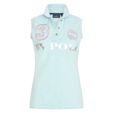 Mouwloos poloshirt Favouritas HV Polo Tiffany gemengd Blauw Mouwloos poloshirt Favouritas HV Polo Tiffany gemengd Blauw