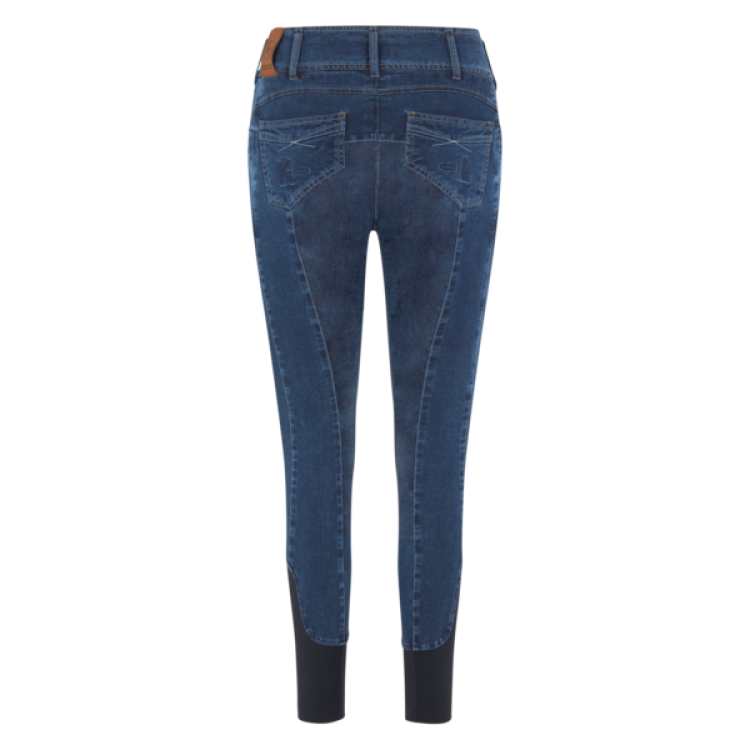 Kingsland KLkayce kniestuk grip damesbroek imitatie jeans Kingsland KLkayce kniestuk grip damesbroek imitatie jeans