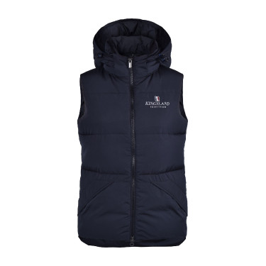 Mouwloze donsjas Kingsland Classic Unisex Marine Marineblauw