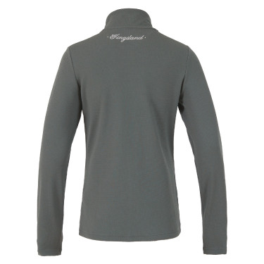 Kingsland fleece damesjas Groen Gunmetal