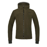 Kingsland Reign unisex fleecejack Zwartgroene inkt
