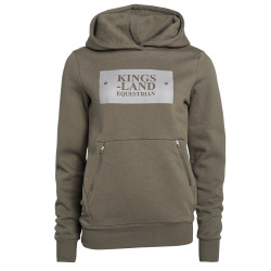 Sweat Kingsland Sebastian met capuchon Unisex Encre noire verte