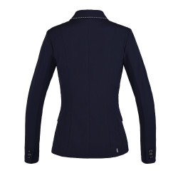 Dameswedstrijdjas Kingsland van geweven softshell Marine Marineblauw