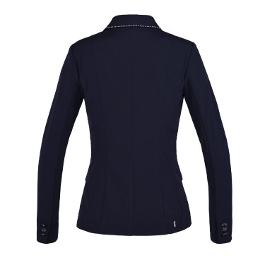 Dameswedstrijdjas Kingsland van geweven softshell Marine Marineblauw