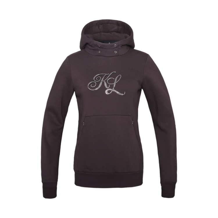 Sweat Kingsland KLelyse met capuchon en kristallen logo
