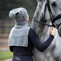 Bonnet Kingsland KLGenevieve in Tricot Donkergrijs