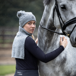 Bonnet Kingsland KLGenevieve in Tricot Donkergrijs