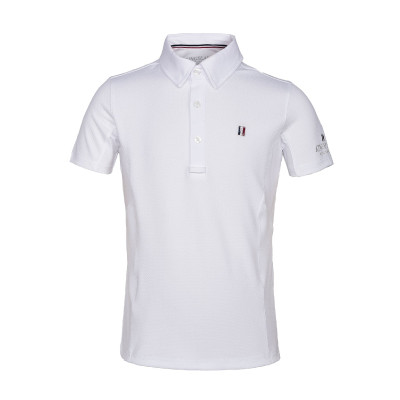 Wedstrijdshirt Kingsland Classic korte mouwen Junior Jongens Wit
