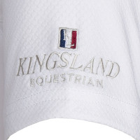 Wedstrijdshirt Kingsland Classic korte mouwen Junior Jongens Wit Wedstrijdshirt Kingsland Classic korte mouwen Junior Jongens Wit