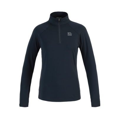Maillot d'entraînement 3/4 Kingsland KLerin zippé femme Marine