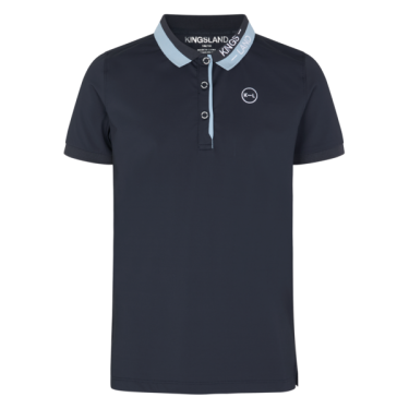 T-shirt Kingsland KLharli piqué junior Marine Marineblauw