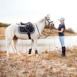T-shirt Kingsland KLharli piqué junior Marine Marineblauw