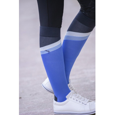 Chaussettes d'équitation Pénélope Fun Bleu / blanc