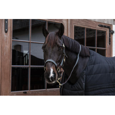 Gevlochten Nylon Longe Kentucky Grijs