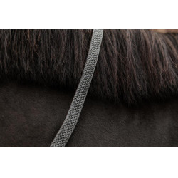 Gevlochten Nylon Longe Kentucky Grijs