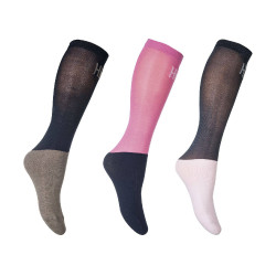 HKM Microcotton Sokken Kleur per 3