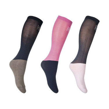 HKM Microcotton Sokken Kleur per 3