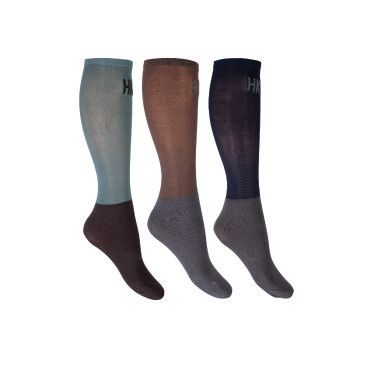 HKM Microcotton Sokken Kleur per 3 HKM Microcotton Sokken Kleur per 3