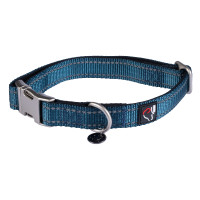 Hondenhalsband HKM Anam Cara nylon Petroleum Blauw