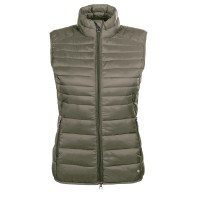 Mouwloze bodywarmer HKM Lena Olijfgroen