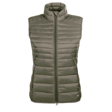 Mouwloze bodywarmer HKM Lena Olijfgroen