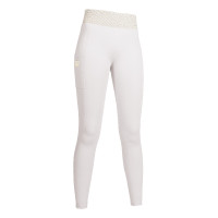 Legging HKM Lavender Bay full seat siliconen Taupe Bruin Legging HKM Lavender Bay full seat siliconen Taupe Bruin