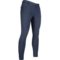 Herenbroek HKM Sportive full seat silicone Donkerblauw