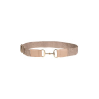 HKM Hunter Elastische Riem 5 cm Donker natuurlijk