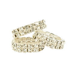HKM Crystal vlechtelastiekjes