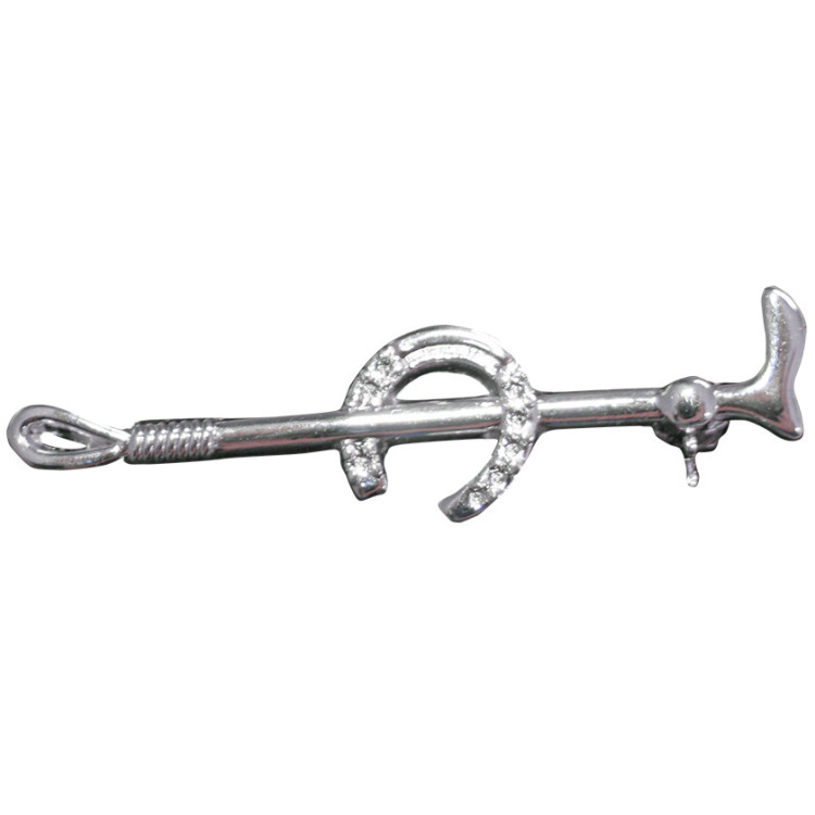 Zilveren dasspeld HKM Horseshoe