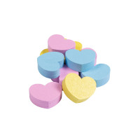 HKM houten snoepjes Hearts Geel / roze / aqua blauw HKM houten snoepjes Hearts Geel / roze / aqua blauw