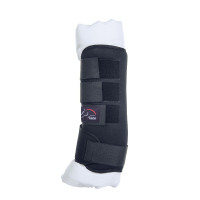 HKM Supersoft stalbandages met onderbandages Zwart