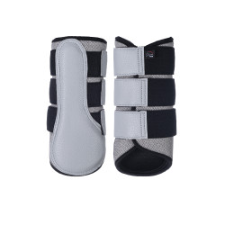 HKM Glitter Mesh Style peesbeschermers Lichtgrijs