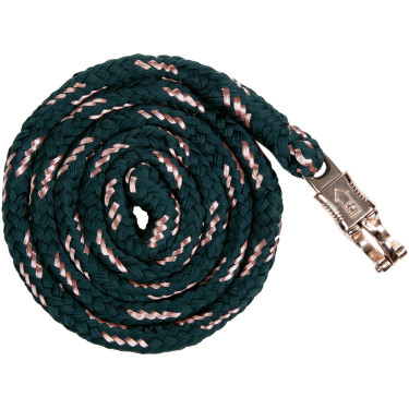 Lange HKM Rosegold met paniekhaak Smaragd / roségoud Groen Lange HKM Rosegold met paniekhaak Smaragd / roségoud Groen